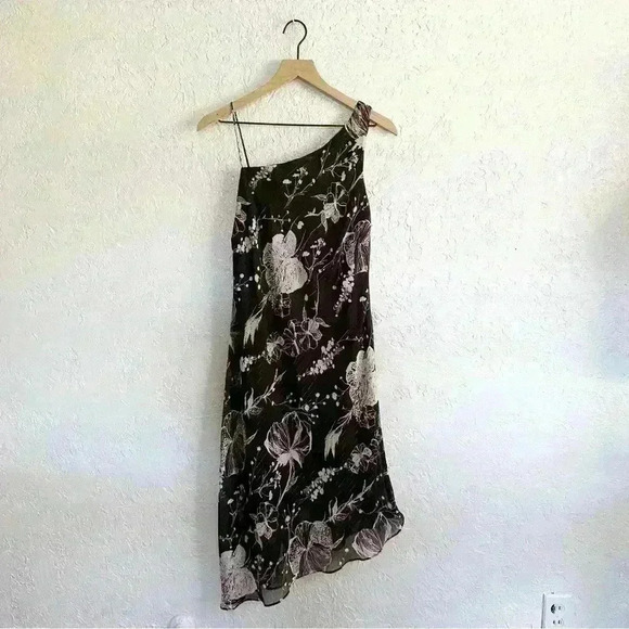 Asymmetrical vintage floral fairy dress size 11‎ - Picture 11 of 14